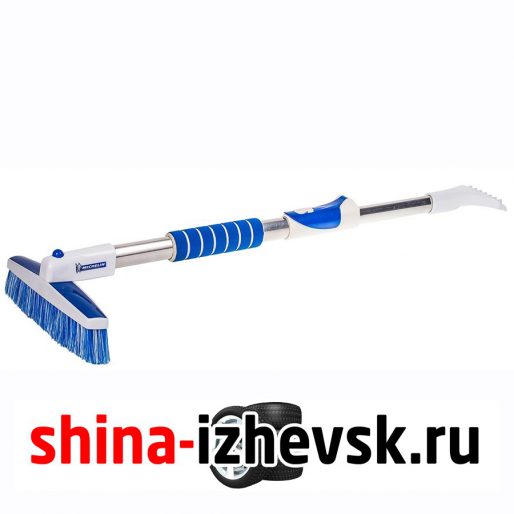 Щетка для снега телескопическая Michelin со скребком 6866MCH 80 см в Ижевске